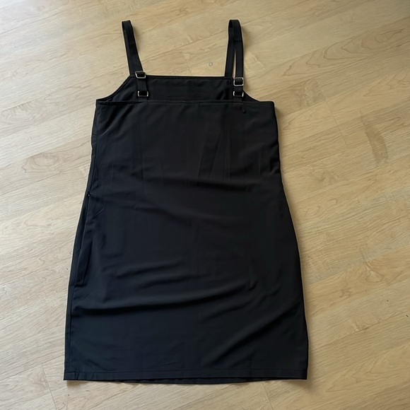 Wayre Seville Travel Dress Dark Gray Small Zippered Pockets Lightweight Airport - Picture 4 of 12